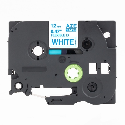 AZe-FX233 12mm白底藍(lán)字兄弟標(biāo)簽色帶
